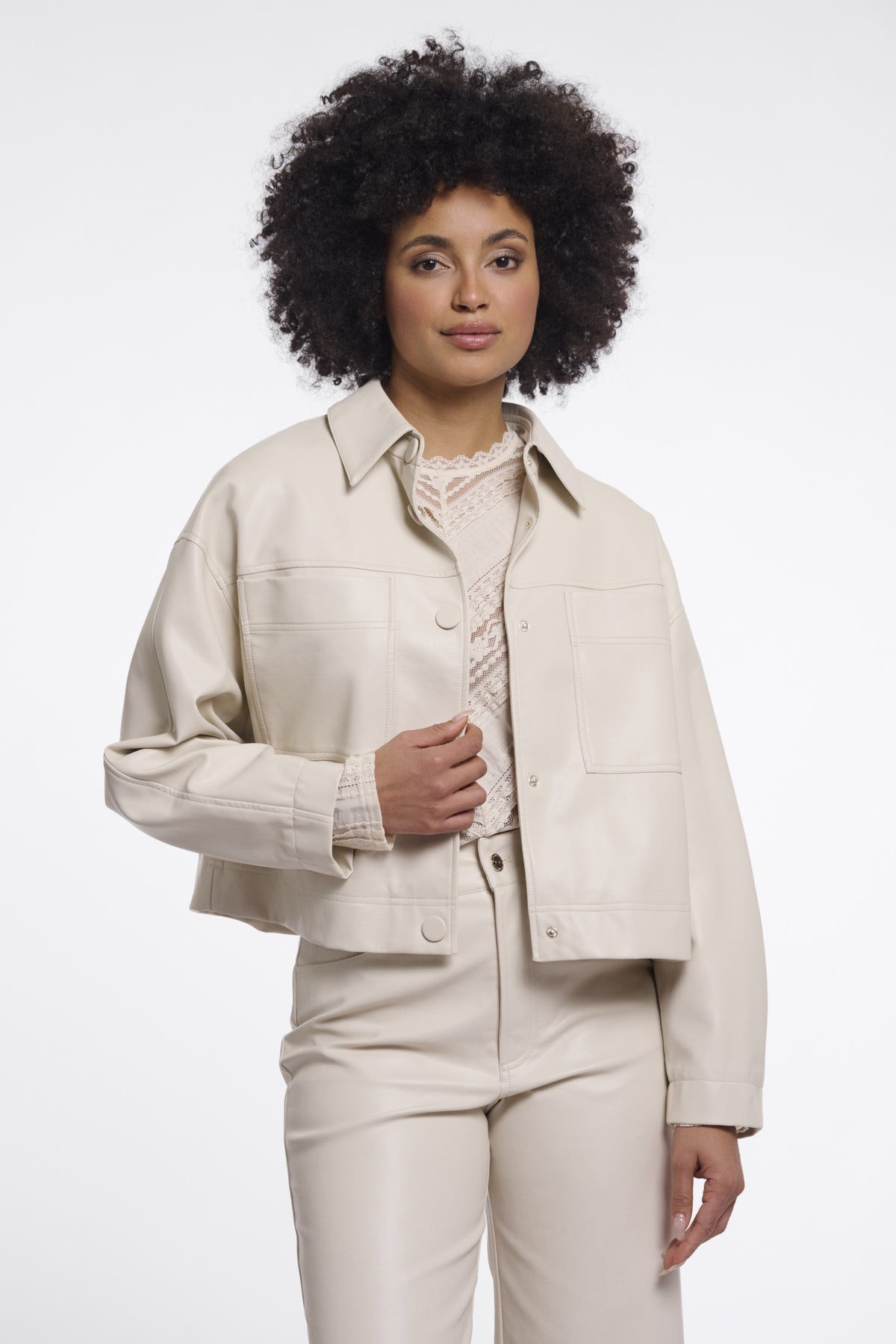 Rino & Pelle Bree Jacket in Peated front view