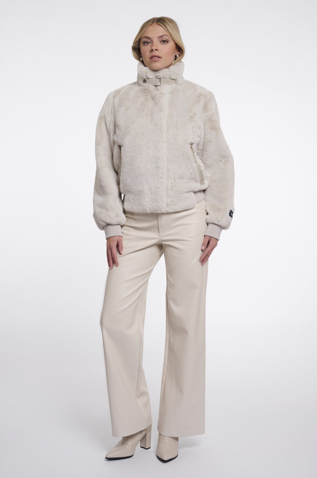 Rino & Pelle Ambra Jacket in Birch front view