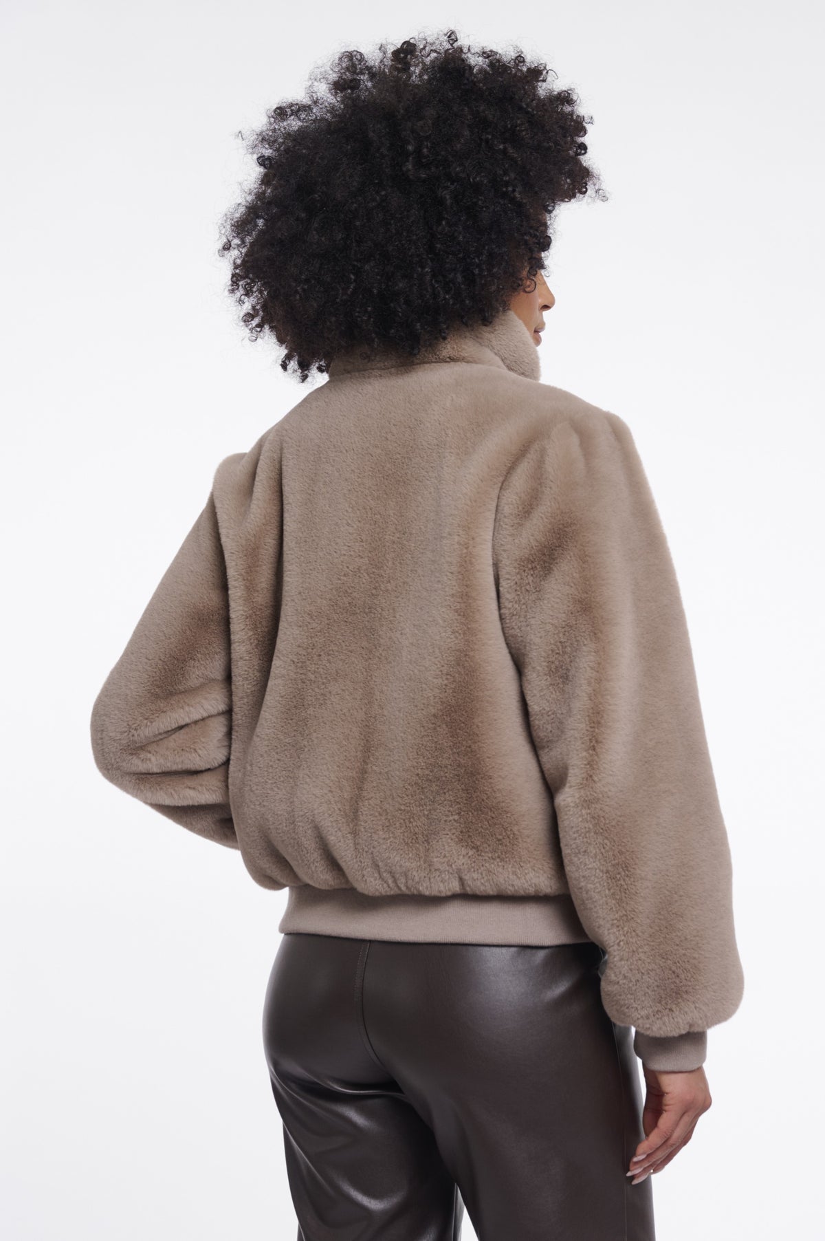 Rino & Pelle Ambra Jacket in mocha latte back view
