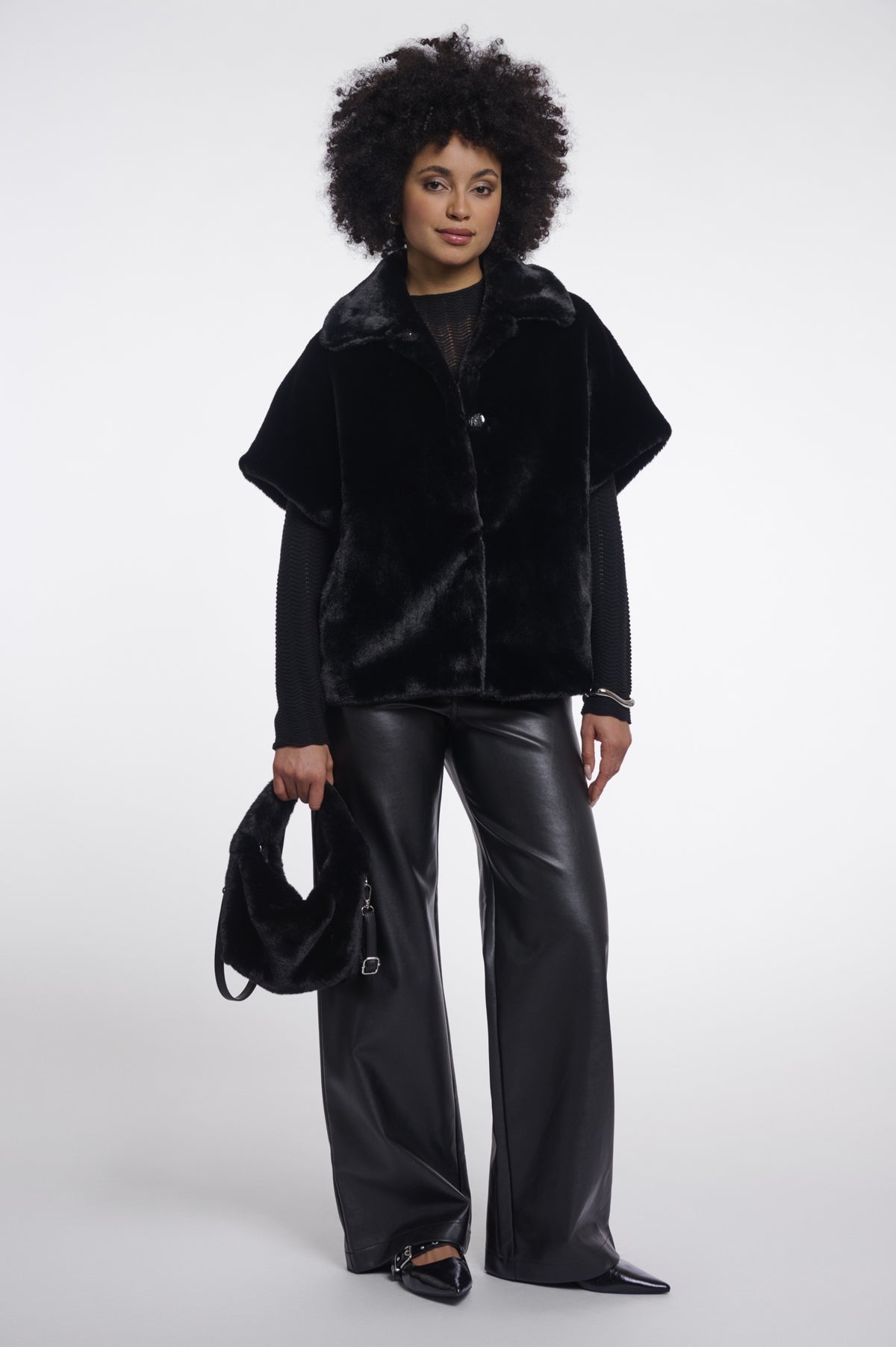 Rino & Pelle Cheryl Crossbody Bag in Black