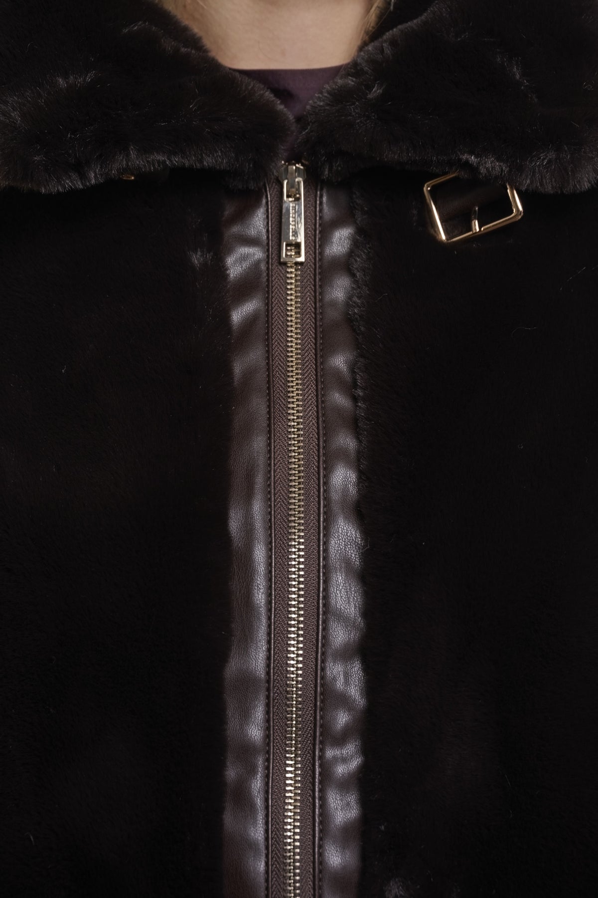 Lambra Short Faux Fur Jacket