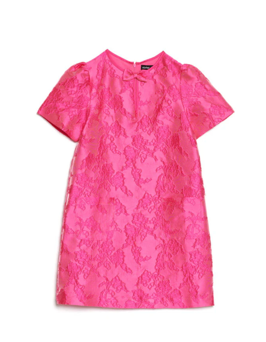 Sister Jane Foxglove Jacquard Mini Dress