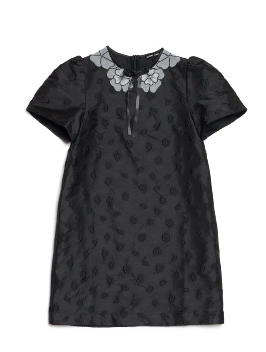 Sister Jane Bluebell Jacquard Mini Dress