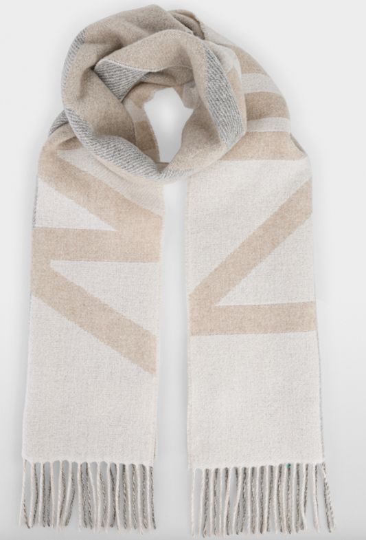 Marccain Wool Scarf with Logo