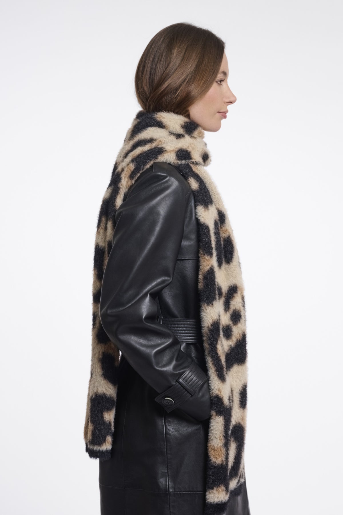 Rino & Pelle Tuli Soft Scarf side styling view
