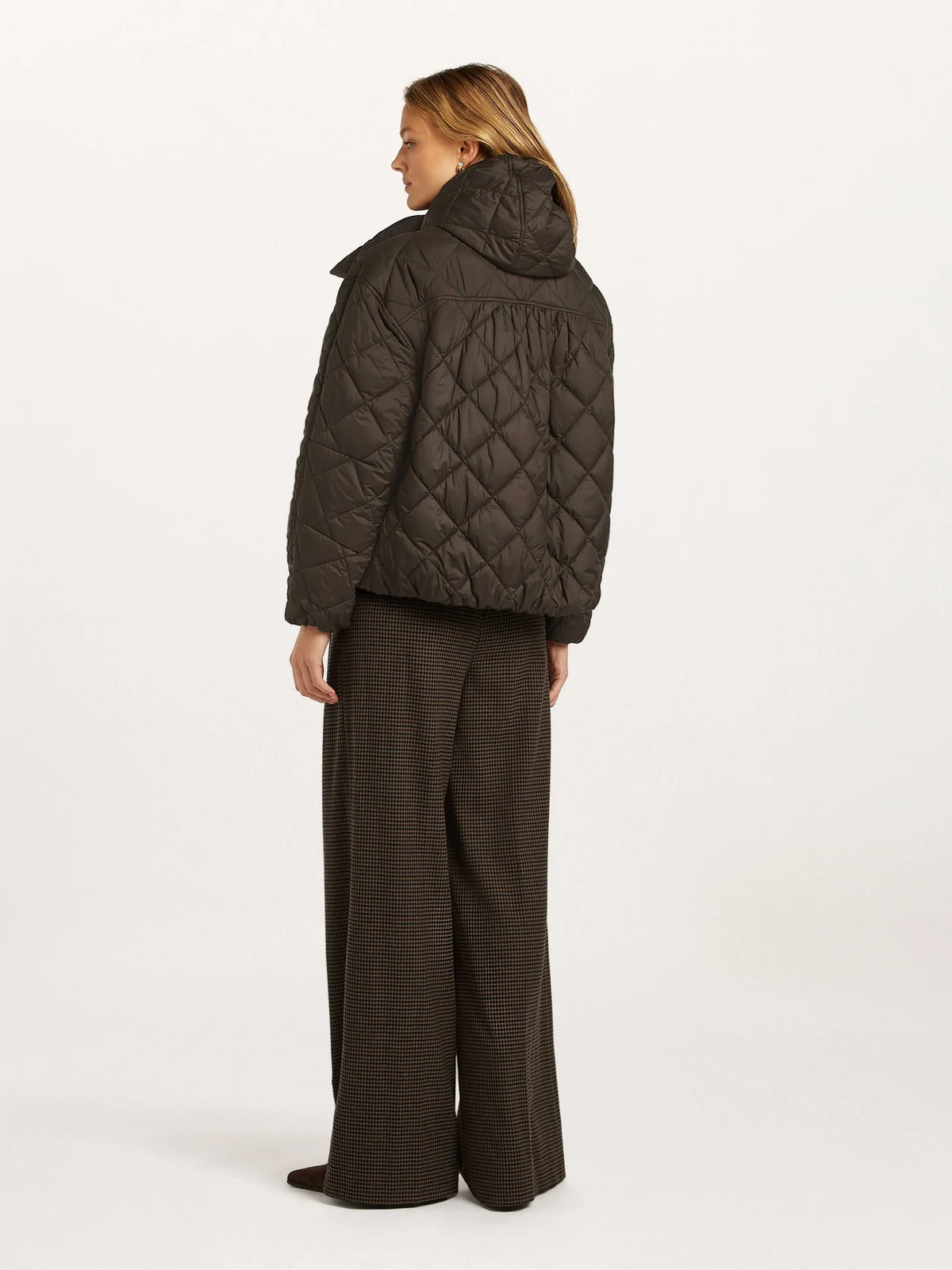 Beaumont Violetta Jacket in Dark Chocolate back view