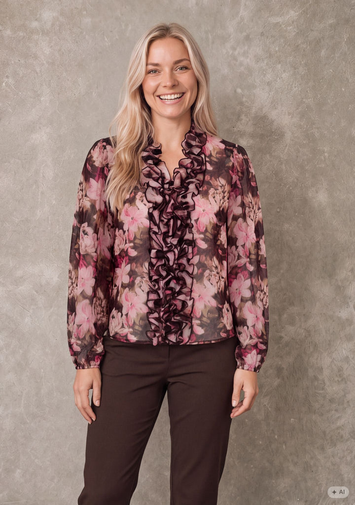 Vibse Ruffle Blouse