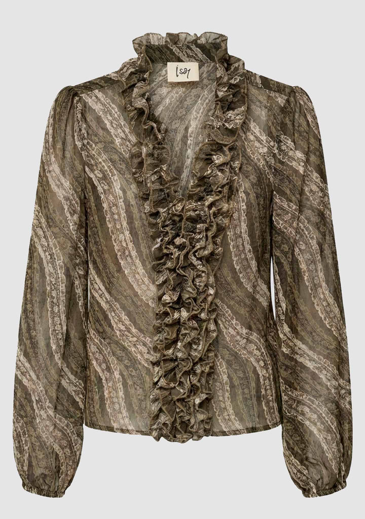 Vibse Ruffle Blouse