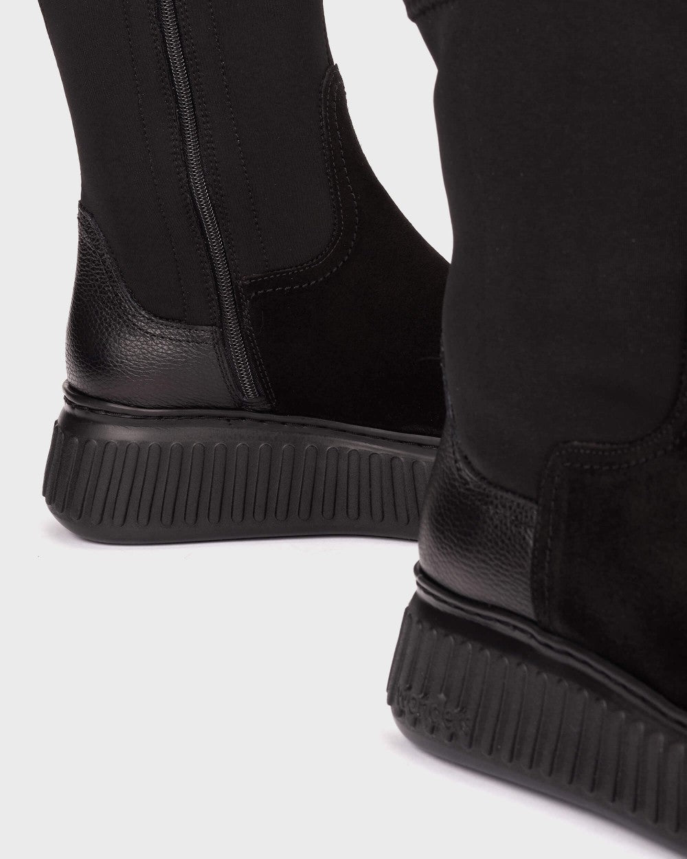 Wonders XFLY 07 sock-style ankle boots negr/ black