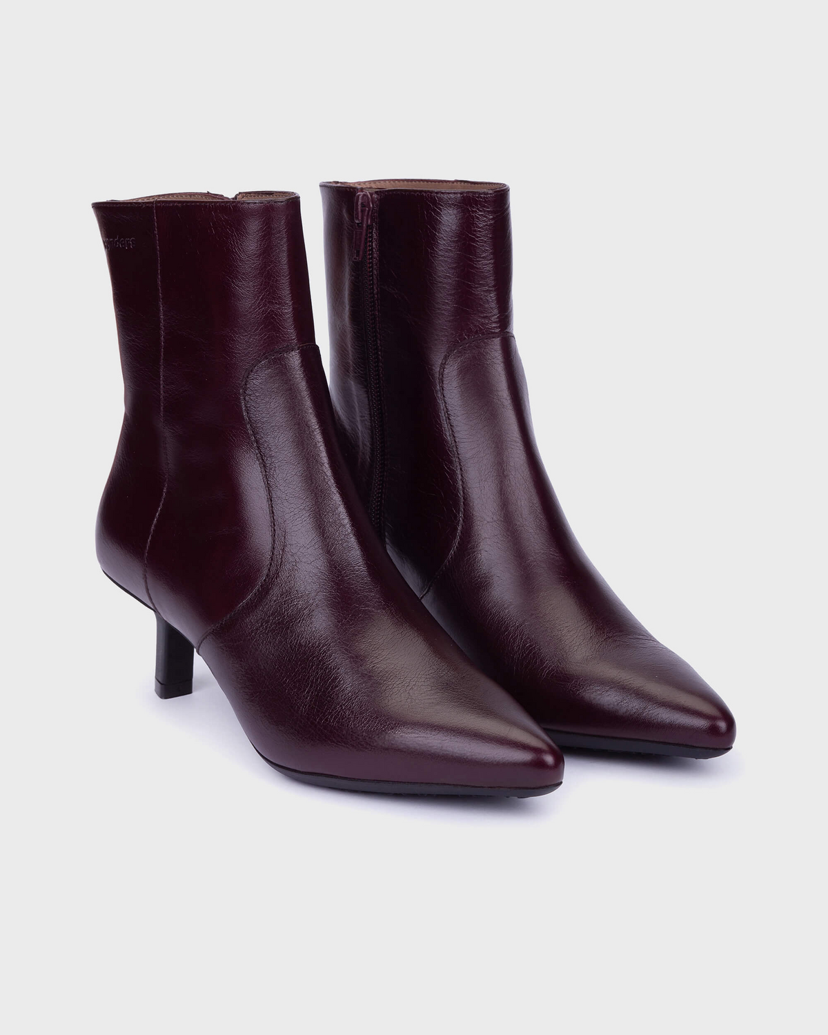  Wonders FLEXFIT 11 pointed toe ankle boots in Burgundy