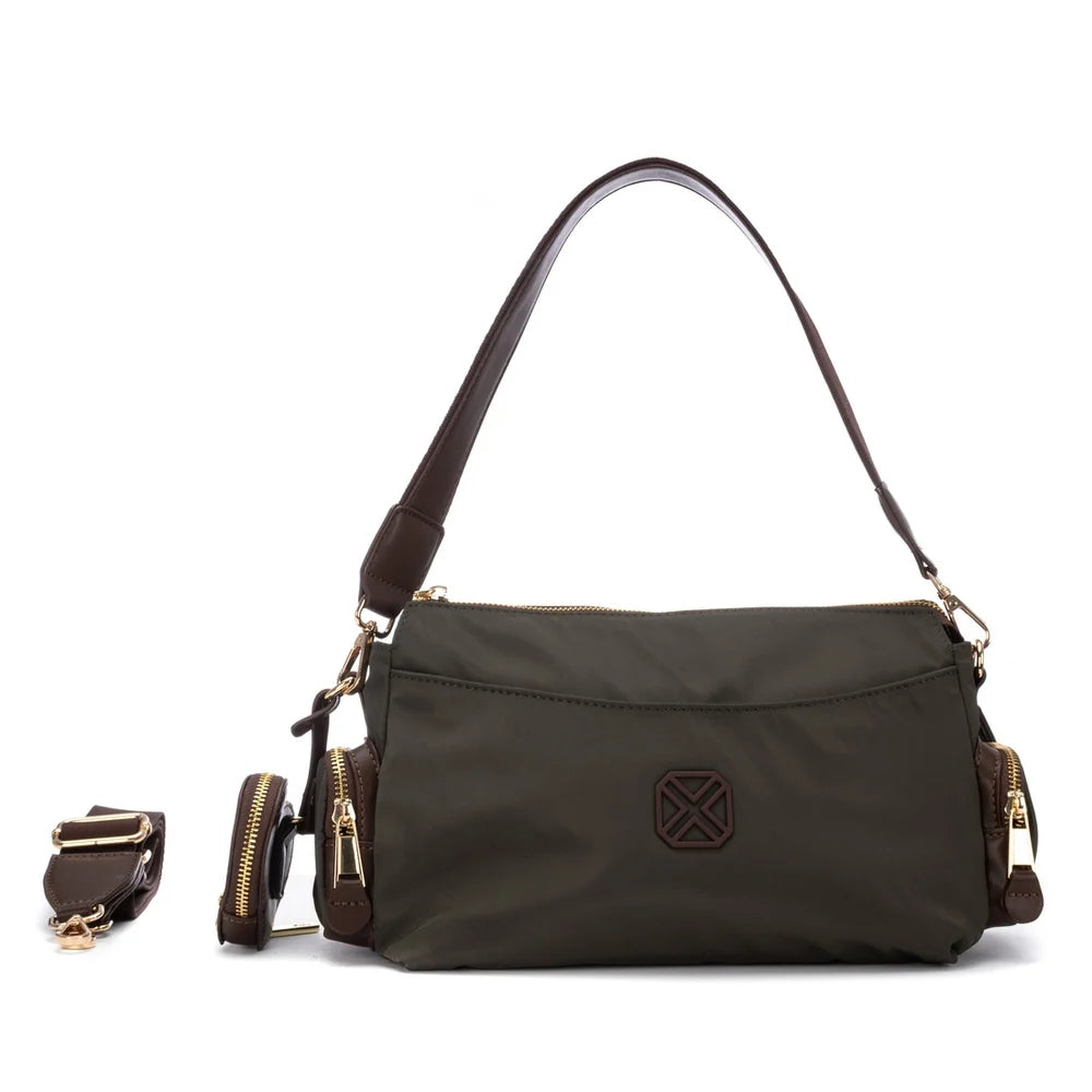 XTI women's bag style 184653 in Khaki front view