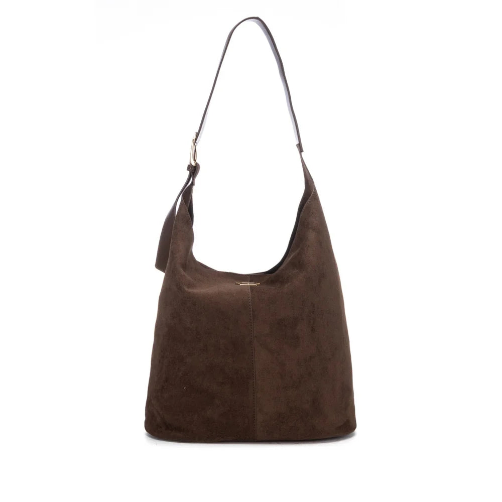 XTI women's bag style 184693 in Brown front view