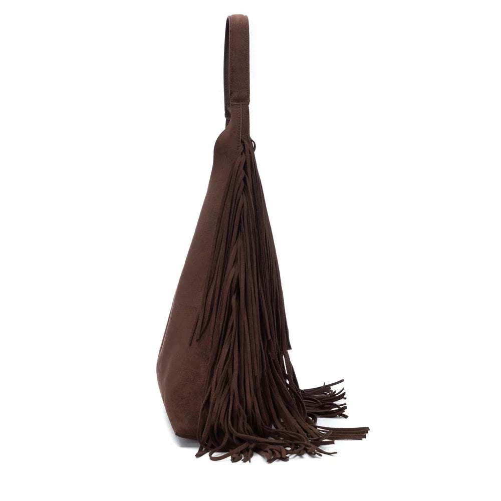 XTI women's bag 184708 in BROWN side view