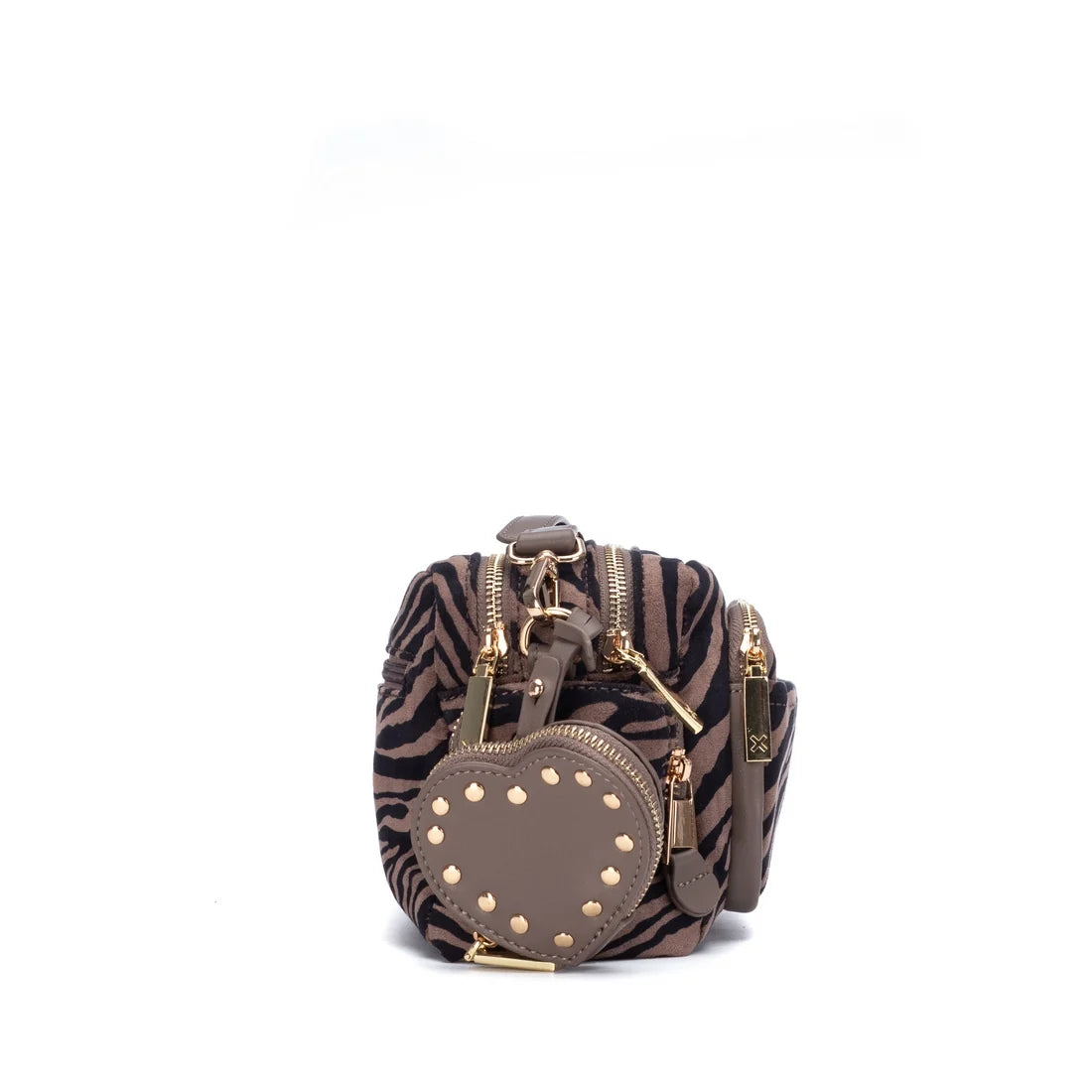 XTI women's bag style 184713 in Taupe side view