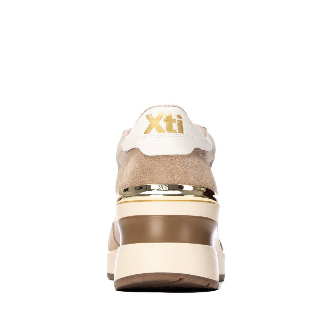 Close-up of sole and heel on XTI 14636502 in Beige