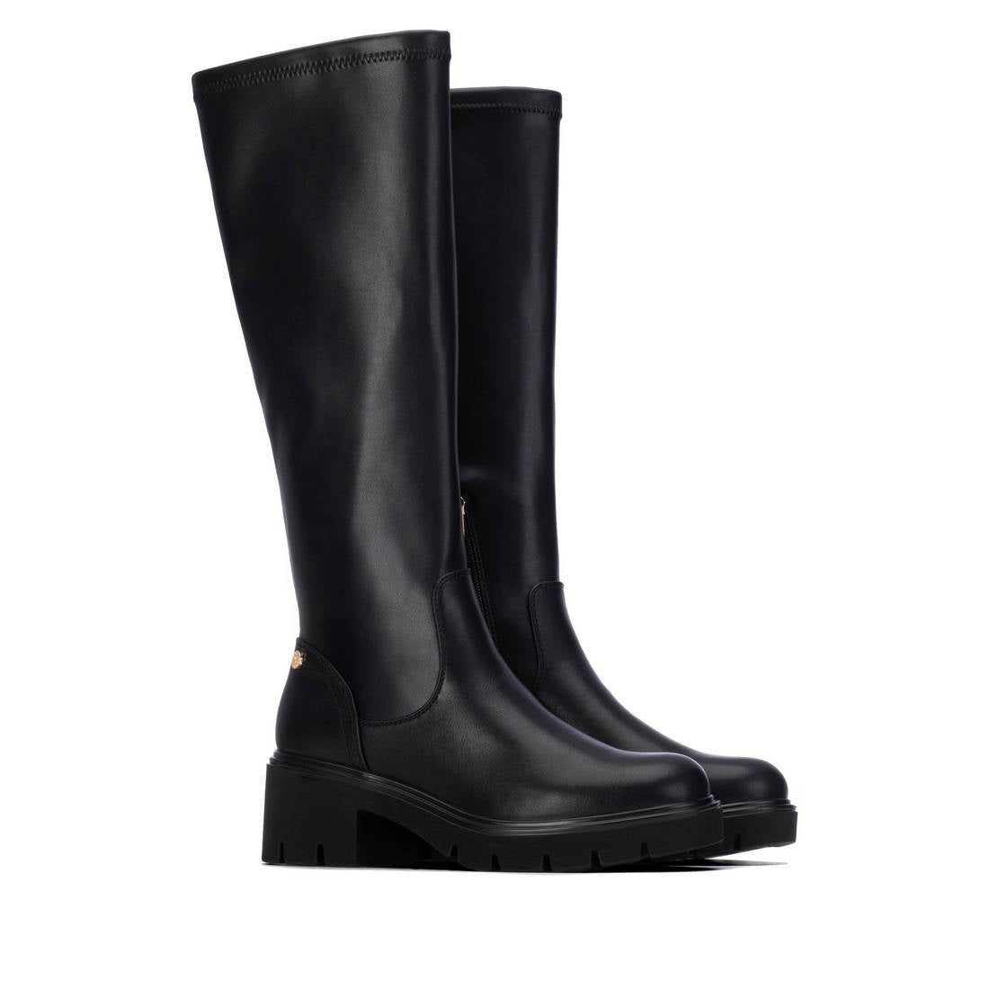 XTI women’s black boot 14635701 side view