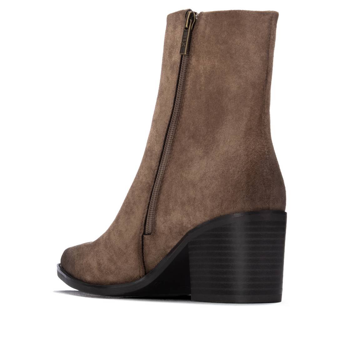 XTI 14650903 Taupe ankle boot opposite side profile