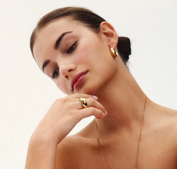 Edblad Large Helix Hoops