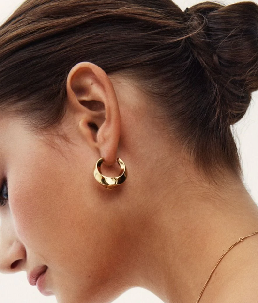 Edblad Large Helix Hoops