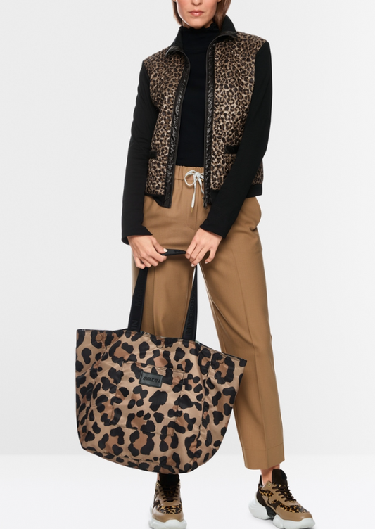 Marccain Light Jacket with Leopard Print